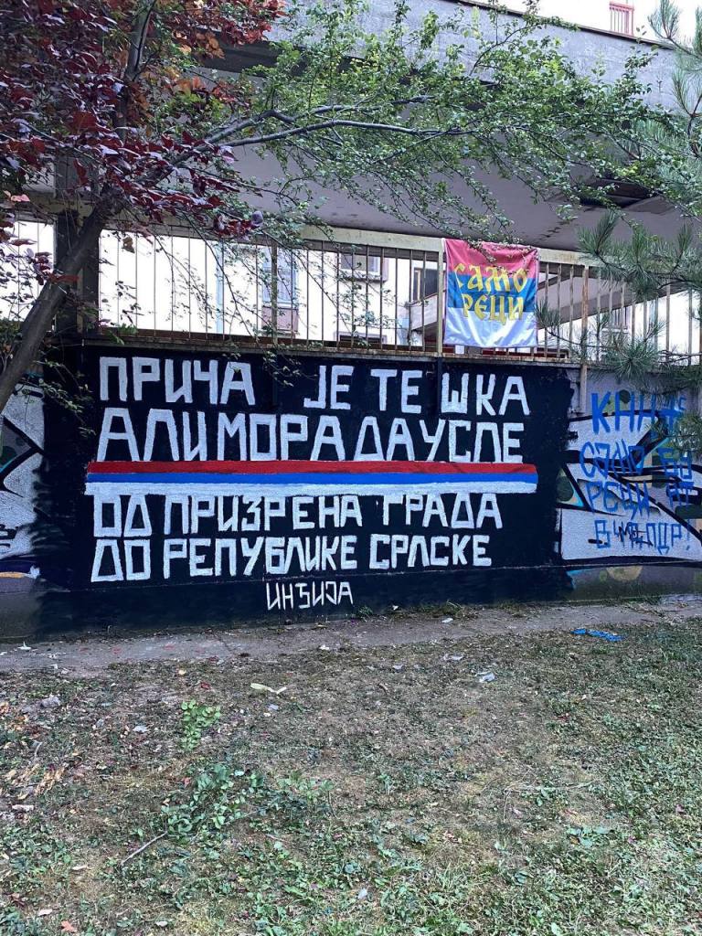 Grafiti_çështja është e vështirë, por duhet të ndodhë. Nga qyteti i Prizrenit deri në Republikën Serbe