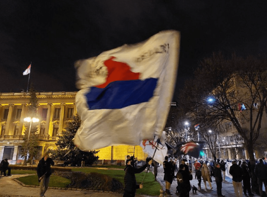 Foto: Protesta në Beograd